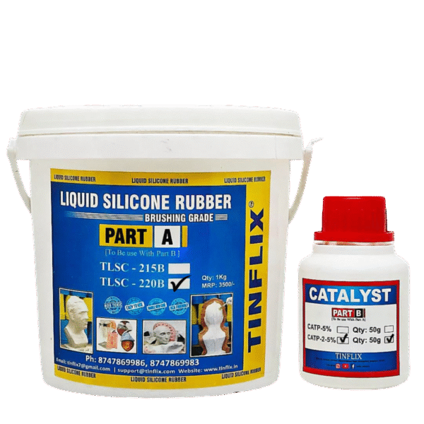 TLSC 220B Liquid Silicone Rubber for Mould Making – Brushable RTV Silicone Rubber with Catalyst