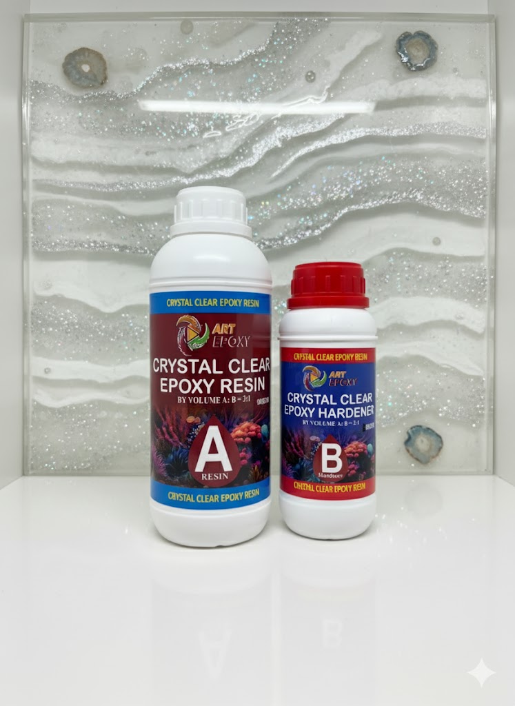 artepoxy 3:1 crystal clear epoxy resin kit – art & casting