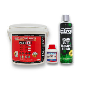 TLS – 210/215/220/225 1kg – Tinflix Liquid Silicone Rubber Afra Heavy Duty Silicone Spray 300 ml ( Combo )