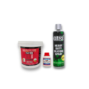 TLS – 210/215/220/225 - 500 Grams – Tinflix Liquid Silicone Rubber Afra Heavy Duty Silicone Spray 300 ml (Combo)