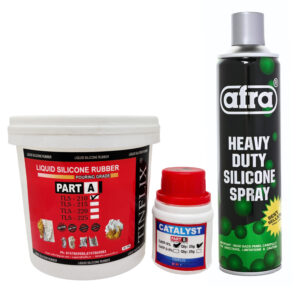 Liquid Silicone Rubber 500g Combo Kit with Silicone Spray – Mould Making Starter Set