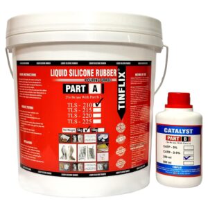 TINFLIX - 5KG Liquid Silicone Rubber for Art Craft, Clay Mould Making